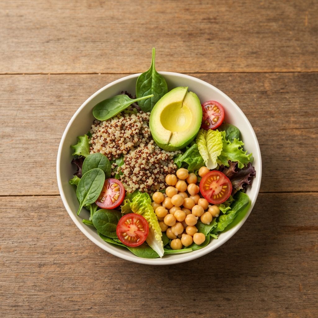 Monipuolinen salaattikulho